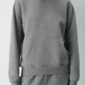 Aritzia Perfect Hoodie TNA Heather Dark Grey Medium